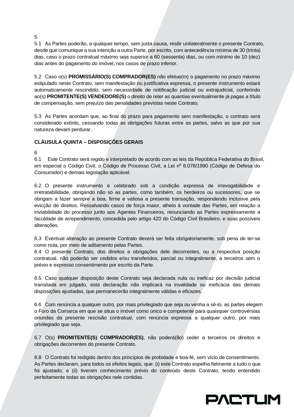 CONTRATO DE PROMESSA DE COMPRA E VENDA E CESSÃO DE DIREITO - ASSINATURA