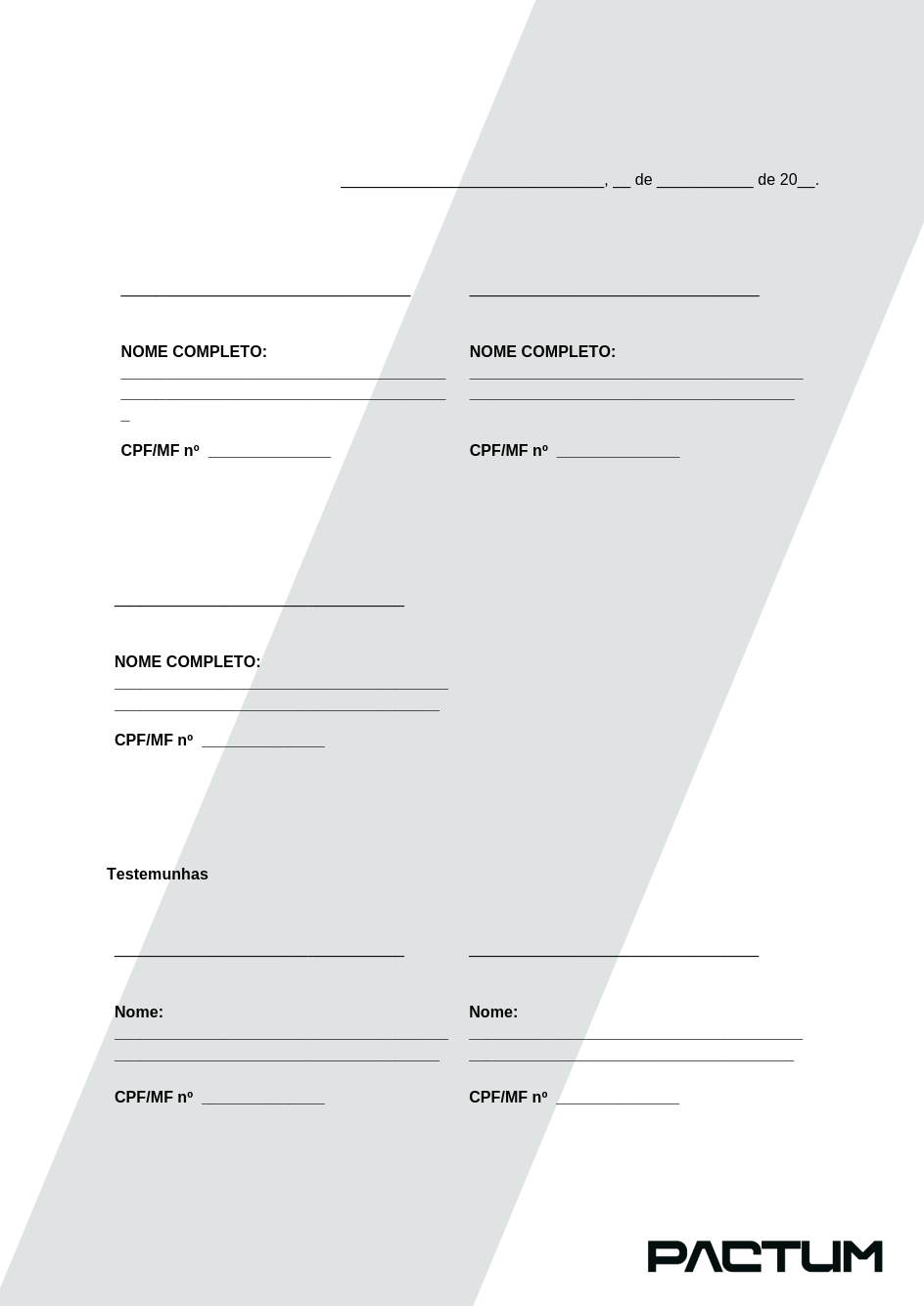CONTRATO DE LOCAÇÃO DE IMÓVEL - ASSINATURA